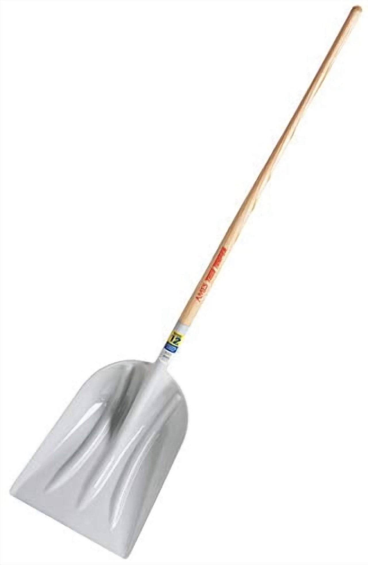 Union Tools #12 Poly Grain Scoop W/Cushion Grip On Hardwood Handle