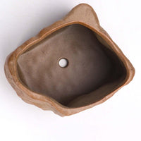 Ceramic Pot Plants Growing Pot Modern Style Planter with Drainage Hole Bonsai Plants Pot for Home Outdoor Desk Festival Decoration Style B and Large