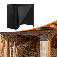 CarpNettore Firewood Rack Cover Dustproof 420D Oxford Cloth Rainproof Wood Storage Cover 122x61x107cm