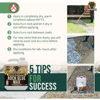 Petramax Lockscape Rock Glue for Landscape, Wide Coverage Mulch Glue, 32 oz