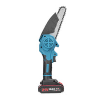 Pruning 21V 6inch Portable Electric Pruning Saws Small Wood Splitting Chainsaw Brush Motor One-handed Woodworking Tool For Garden Orchard