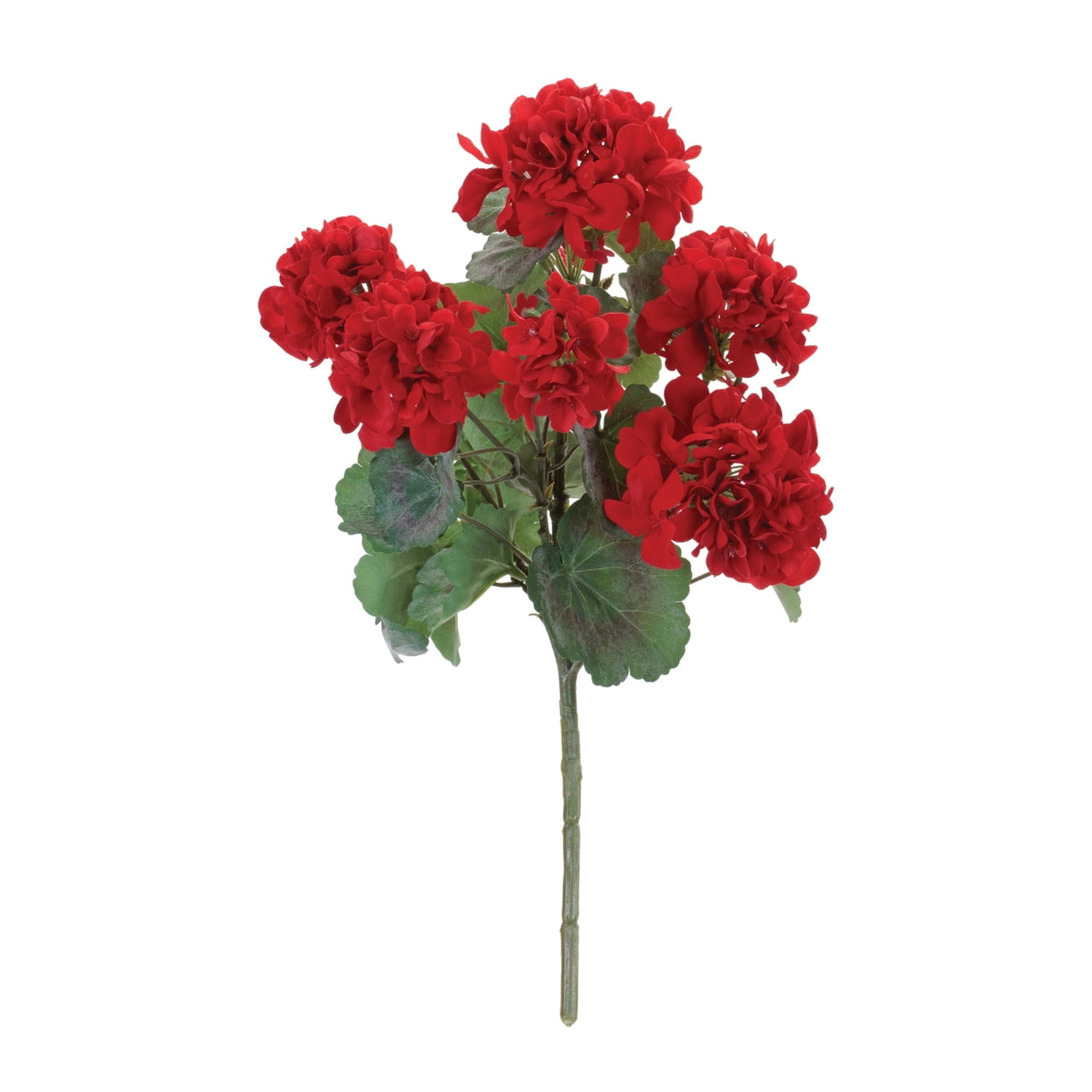 Melrose International Geranium Bush (Set of 2) 17.25"H Polyester