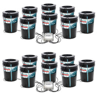 Active Aqua Root Spa 5-Gallon 8-Bucket Deep Water Culture System (2 Pack)