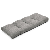 Baibu Tufted Bench Cushion Loveseat Cushion with Tires Suitable for Garden Patio Bench Indoor Furniture with Anti-slip Bottom, Light Grey, 36