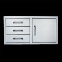 Broilmaster BSAW4222ST Single Door with Triple Drawer