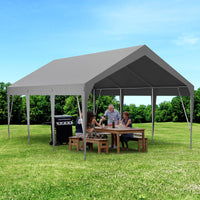 Carport Heavy Duty Car Canopy UV Resistant Waterproof Portable Garage for Car, Boat, Party, Storage Shed