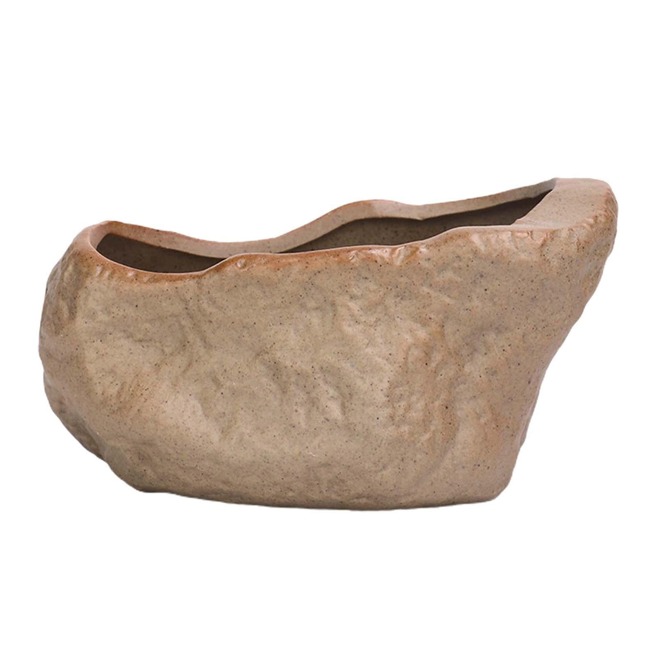 Ceramic Pot Plants Growing Pot Modern Style Planter with Drainage Hole Bonsai Plants Pot for Home Outdoor Desk Festival Decoration Style B and Large
