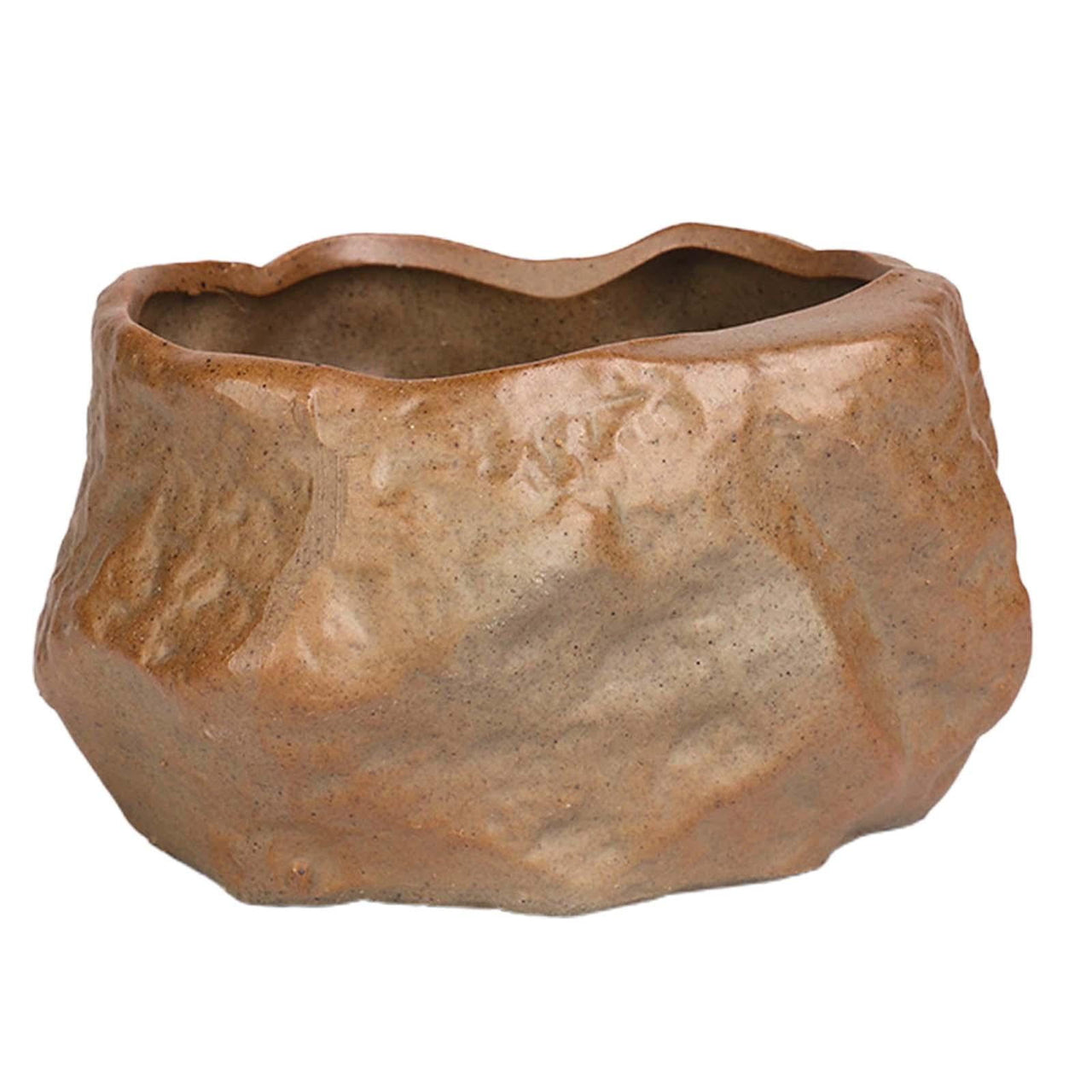 Ceramic Pot Plants Growing Pot Modern Style Planter with Drainage Hole Bonsai Plants Pot for Home Outdoor Desk Festival Decoration Style B and Large