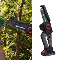 Chainsaw Cordless Chainsaw 6inch Chainsaw Brushless Electric Chainsaw For Logging And Tree Cutting Wood Processing, Garden Maintenance, Artistic Creation Outdoor Adventure 2PCS 21V