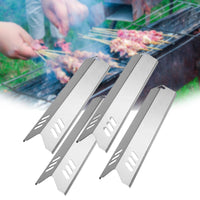 Colaxi 4 Pieces Grill Heat Tents 15 inch Fire Barrier Enamel Heat Plate for Camping