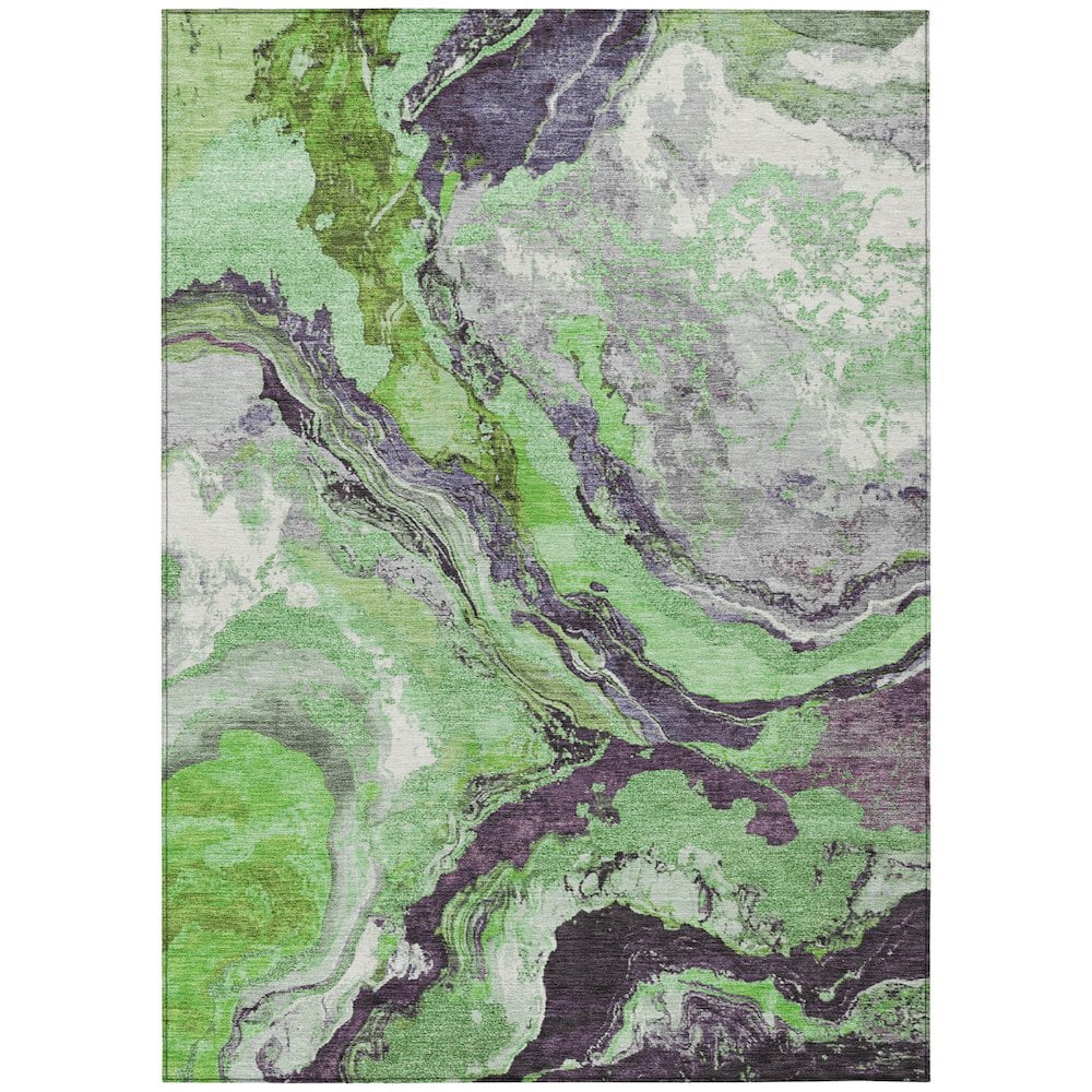 Dalyn Rugs Machine Washable Indoor/Outdoor Chantille Green 10' x 14' Rug