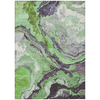 Dalyn Rugs Machine Washable Indoor/Outdoor Chantille Green 10' x 14' Rug