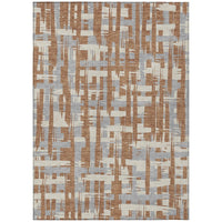 Addison Rugs Chantille Indoor/Outdoor Transitional Stripes Black Machine Washable Rectangle Rug, 10' x 14'