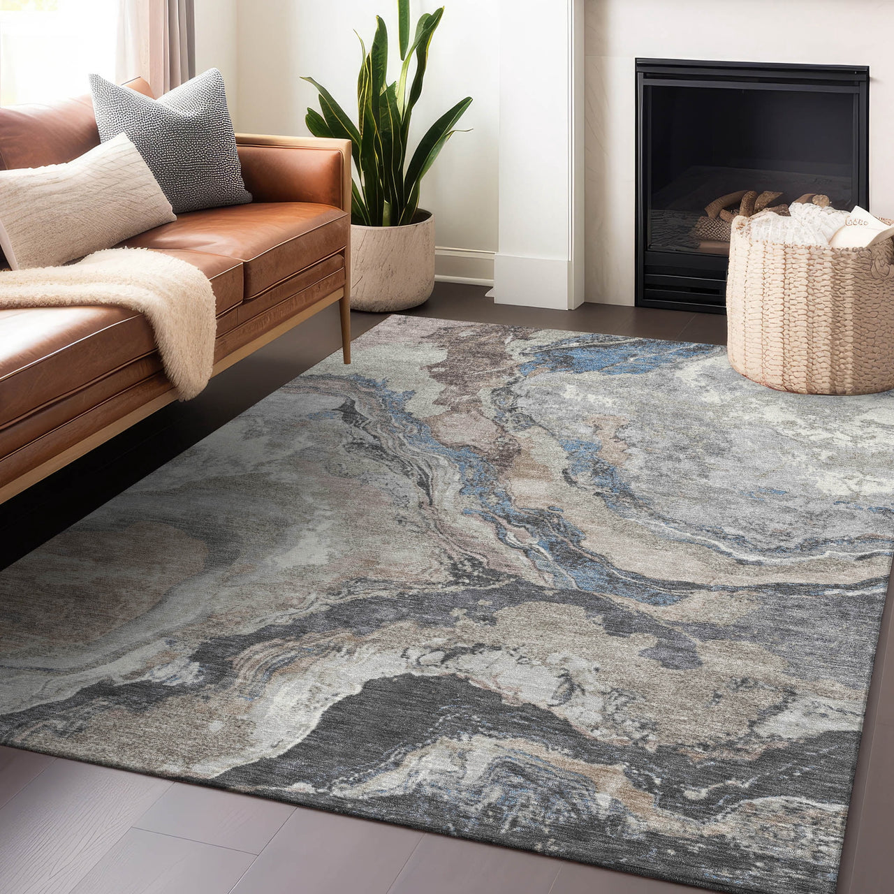 Dalyn Rugs Machine Washable Indoor/Outdoor Chantille Green 10' x 14' Rug