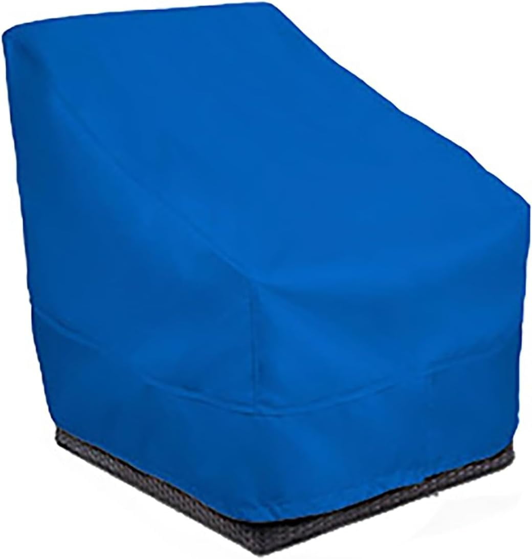 Eevelle Meridian Patio Sectional Armless Chair Cover  Marinex Marine Grade Fabric Durable 600D Polyester - Outdoor Lawn Chair Covers - Weather Protection -30"H x 34"W x 34"D, Royal Blue