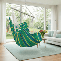 Sunyear Hammock Chair Swing Max 500 lbs with Sturdy Metal Bar & Anti-Slip Safety Rings Swing Chair Outdoor/Indoor Use - Hanging Chair for Bedroom, Patio,  Porch, Deck