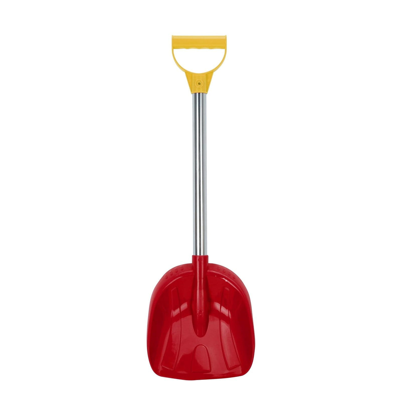 Kid Snow Shovel with Stainless Steel Handle, Kids Size Durable Shovel for Snow - Comfort D Grip Sturdy Metal Handle 23in Plastic Digging Sand Playing Beach Snow Shovel for Garden Car (Blue)
