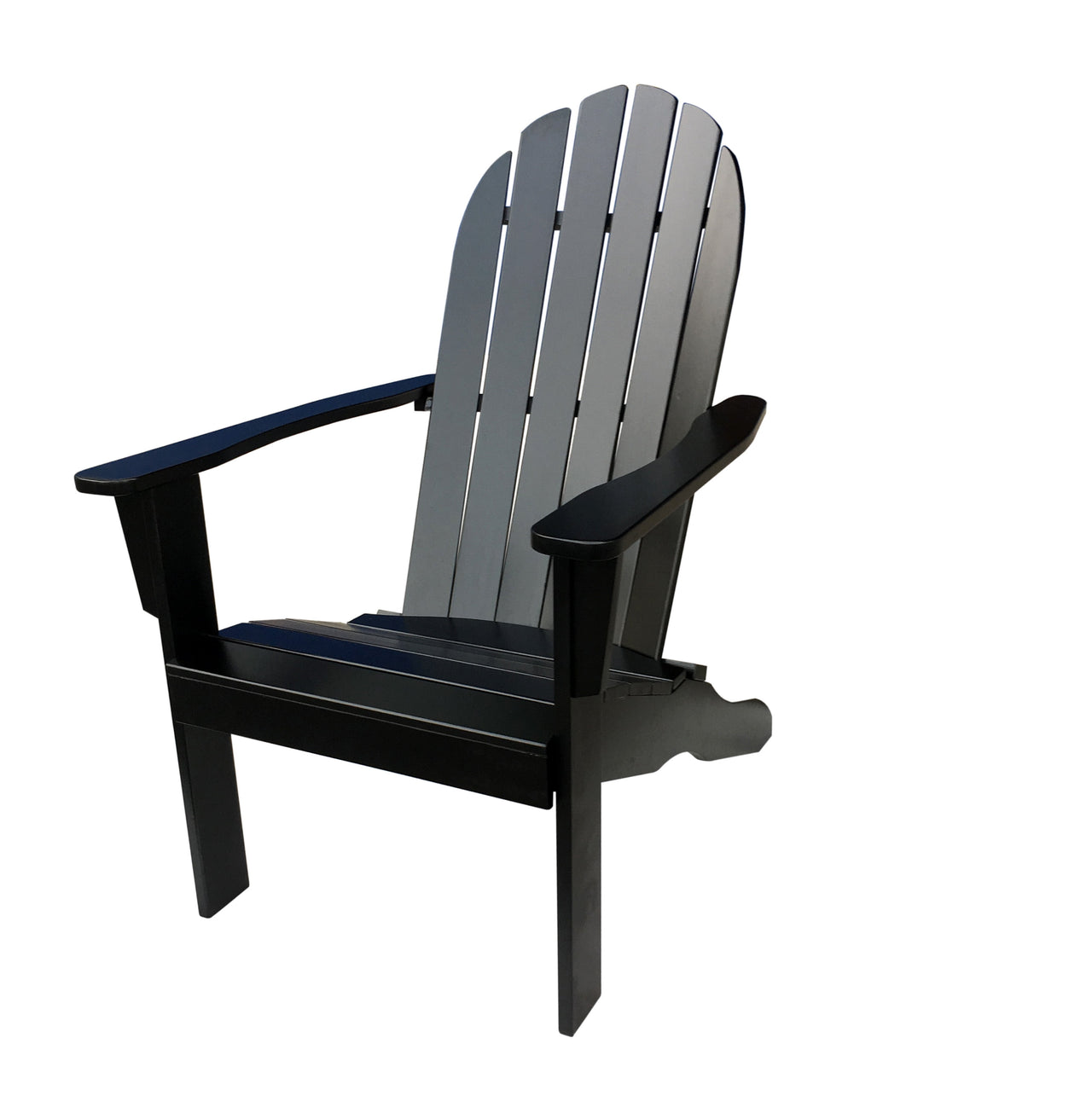 Mainstays Wood Outdoor Adirondack Chair, Black