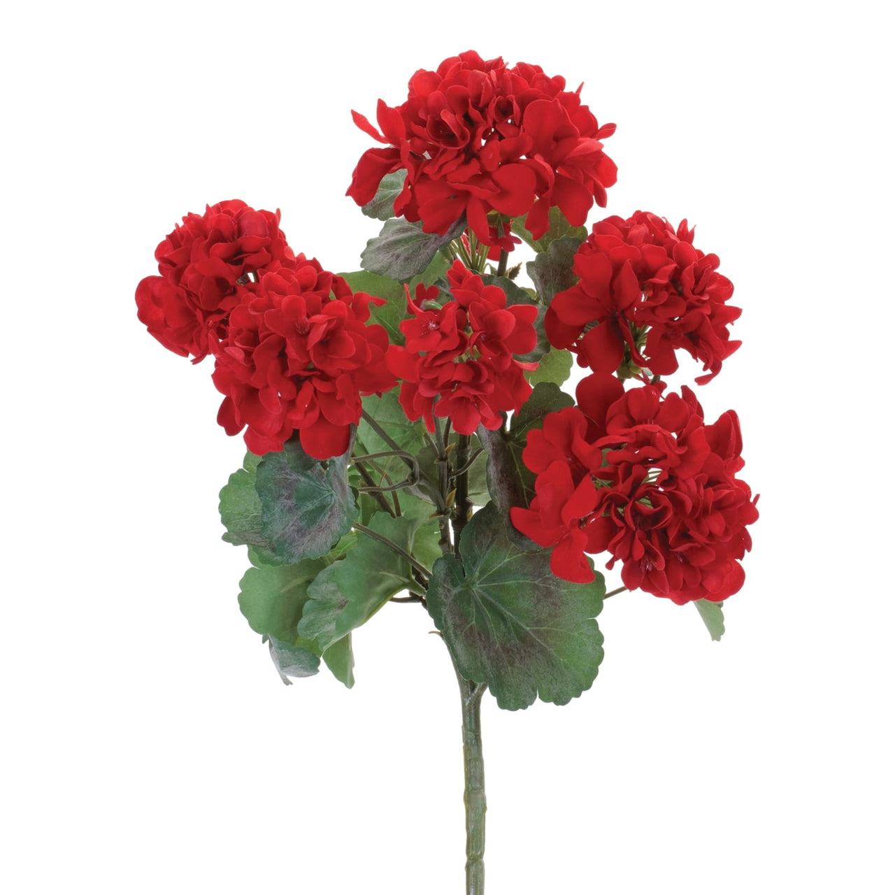 Melrose International Geranium Bush (Set of 2) 17.25"H Polyester