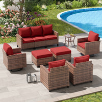 POTEBAN Patio Furniture Set with 44
