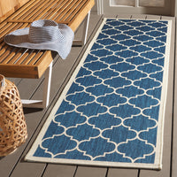 Safavieh Courtyard Alyssa Geometric Indoor/Outdoor Area Rug, Brown/Bone, 5'3