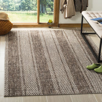 SAFAVIEH Courtyard Robert Striped Indoor/Outdoor Area Rug, 5'3