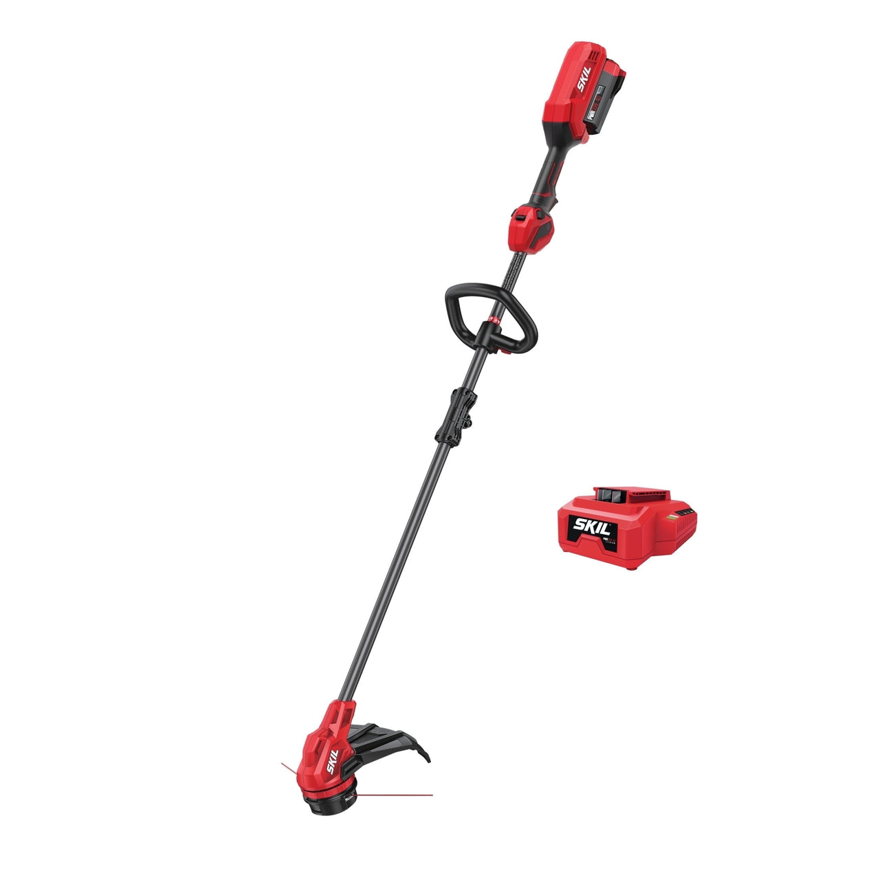 SKIL PWR CORE  Brushless  40V 14-inch Cordless String Trimmer, Twist Load, 2.0Ah Battery and Charger,  LT1400C-11