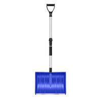 Snow Shovel for Driveway, 47.2 Inch Ergonomic D-Handles for Less Back Strain, Wear Strip Cleaning Shovel, Lightweight & Portable Snow Removal Tool for Car Camping Outdoor