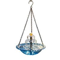 Solar-Powered Bird Bath – Outdoor Garden Fountain with Floating & Hanging Design, Attracts Hummingbirds & Wild Birds