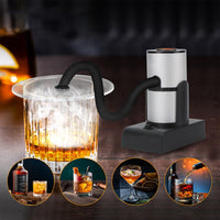 Portable Smoke Infuser Cooking chen indoor and outdoor with Wood Chips & Cleaning Brush Cold Food for Steak indoor and outdoor