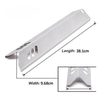 Colaxi 4 Pieces Grill Heat Tents 15 inch Fire Barrier Enamel Heat Plate for Camping