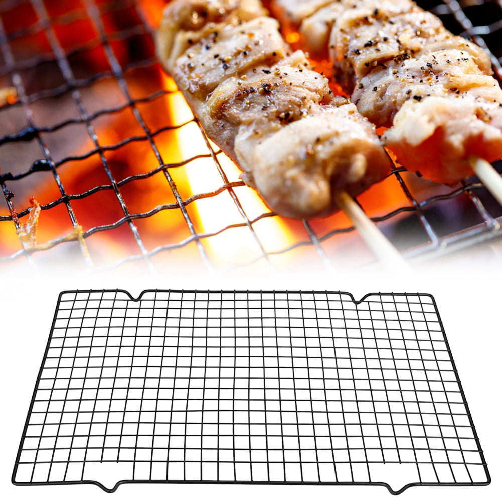 Rectangle BBQ Wire Mesh Grill Net Barbecue Grilled Grid Outdoor Camping Picnic Tool, Barbecue Grilled Grid