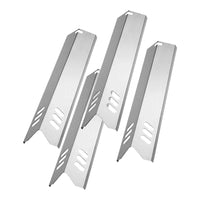 Colaxi 4 Pieces Grill Heat Tents 15 inch Fire Barrier Enamel Heat Plate for Camping