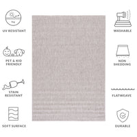 Safavieh Courtyard Mitre Geometric Indoor/Outdoor Area Rug, Beige, 5'3