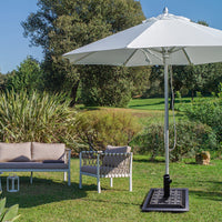 Costway 17.5'' Umbrella Base Stand Market Patio Standing Outdoor Living Heavy Duty (Square)