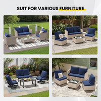 STARY Outdoor Deep Seat Cushions for Patio Furniture, 24