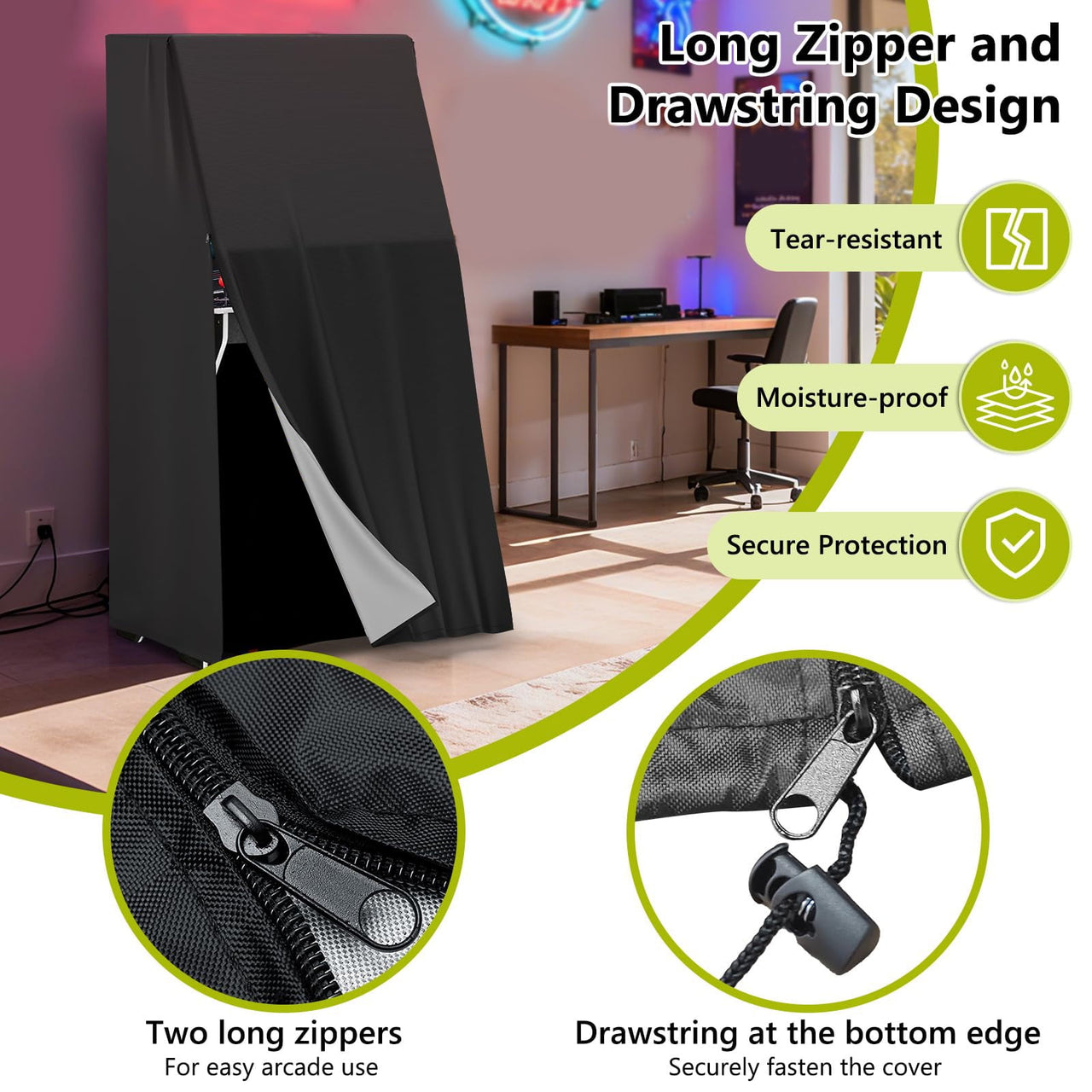 Large Arcades Machine Dustproof Cover Waterproof Design Protective Cover For Indoor And Outdoor Game Machine Protections