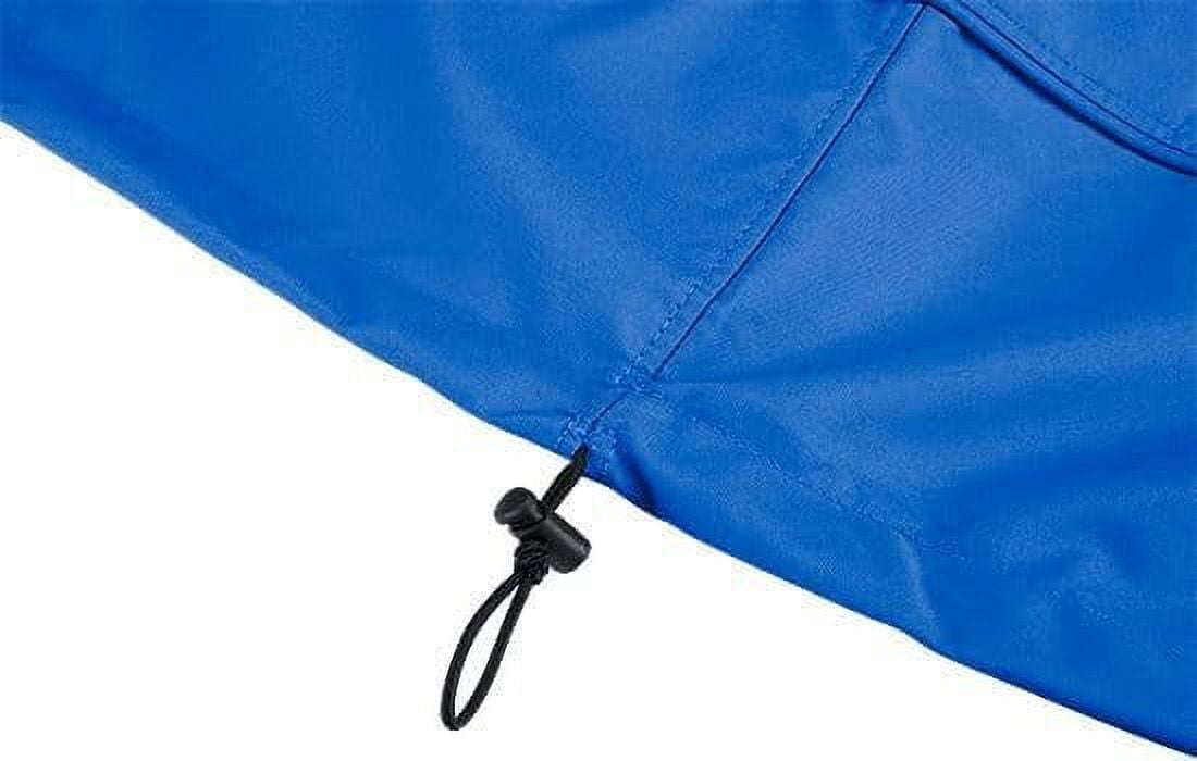 Eevelle Meridian Patio Sectional Armless Chair Cover  Marinex Marine Grade Fabric Durable 600D Polyester - Outdoor Lawn Chair Covers - Weather Protection -30"H x 34"W x 34"D, Royal Blue