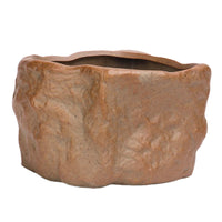 Ceramic Pot Plants Growing Pot Modern Style Planter with Drainage Hole Bonsai Plants Pot for Home Outdoor Desk Festival Decoration Style B and Large