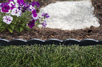 Master Mark Dig-Free Pound-able Landscape Edging, Garden Edging Border, Plastic (Black) 97221