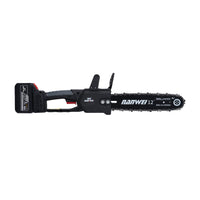 Cutting 12inch Electric Chainsaw 2000W Brushless Chainsaw Handheld Logging Saw With Safety Lock 21V 6000mah Rechargeable Battery For Wood Cutting Trimming Courtyard Garden Building