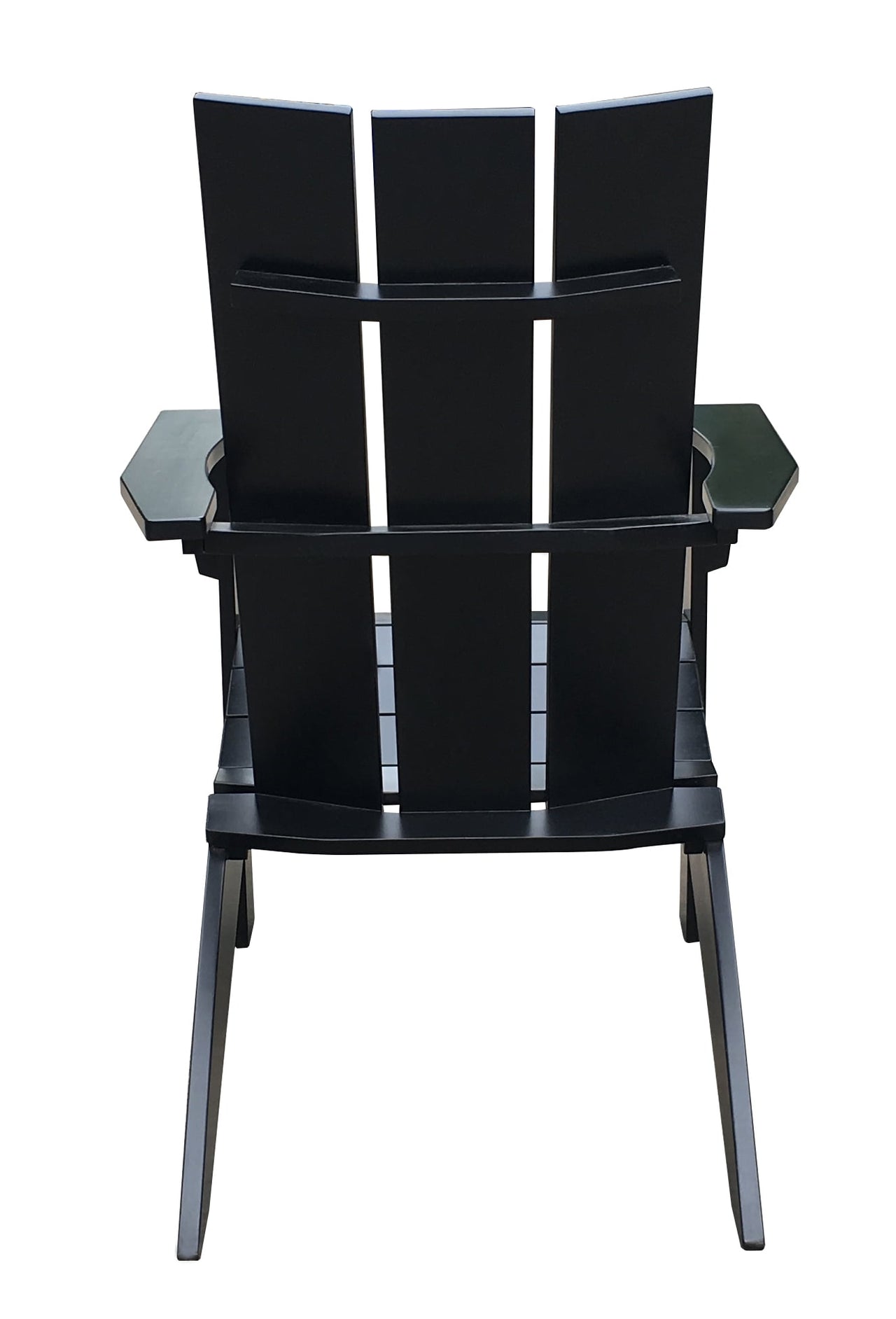 Mainstays Wood Modern Adirondack Chair, Black Color