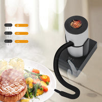 Portable Smoke Infuser Cooking chen indoor and outdoor with Wood Chips & Cleaning Brush Cold Food for Steak indoor and outdoor