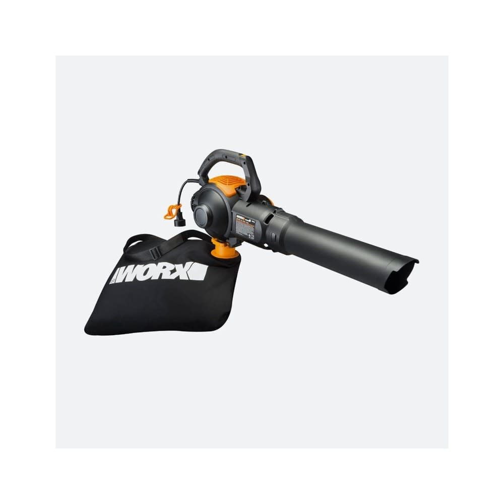 Worx WG512 3 in 1 Trivac 2 Speed Corded Electric Leaf Blower Mulcher Yard Vacuum