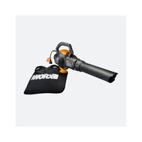 Worx WG512 3 in 1 Trivac 2 Speed Corded Electric Leaf Blower Mulcher Yard Vacuum