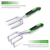 COCOBELA 111Pcs Garden Tools Set Succulent Tools Set, Heavy Duty Aluminum Manual Garden Kit Outdoor Gardening Gifts Tools for Men Women