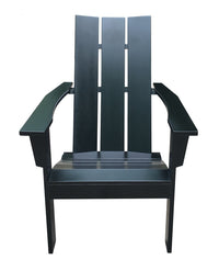 Mainstays Wood Modern Adirondack Chair, Black Color