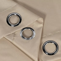 LUSHVIDA Waterproof Outdoor Curtains for Patio Grommet Privacy Curtains for Porch Gazebo Pergola, 1 Panel, 54 inch Width x 84 inch Length, Cream