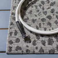 Safavieh Courtyard Karina Animal Indoor/Outdoor Area Rug, Gray/Black, 5'5