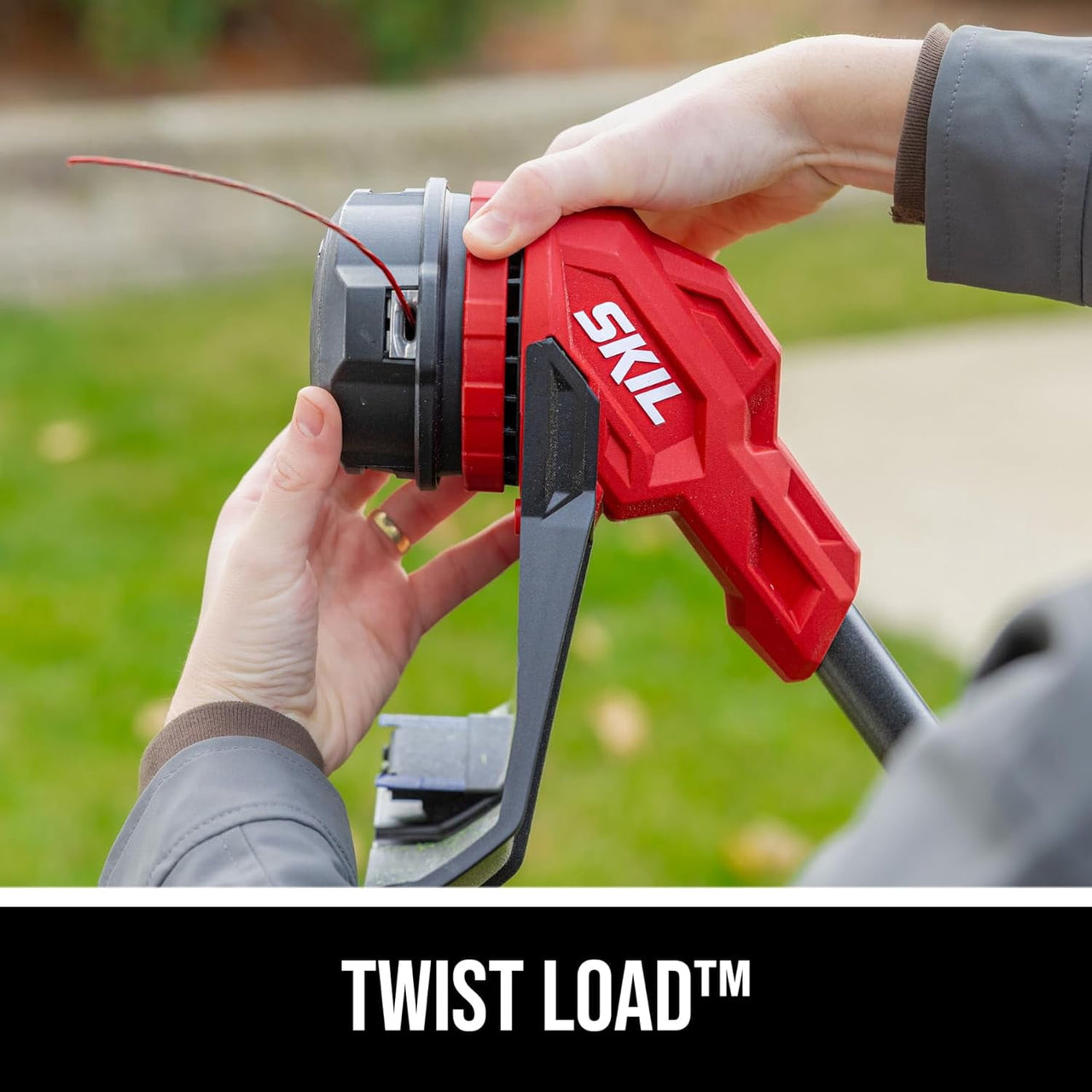SKIL PWR CORE  Brushless  40V 14-inch Cordless String Trimmer, Twist Load, 2.0Ah Battery and Charger,  LT1400C-11